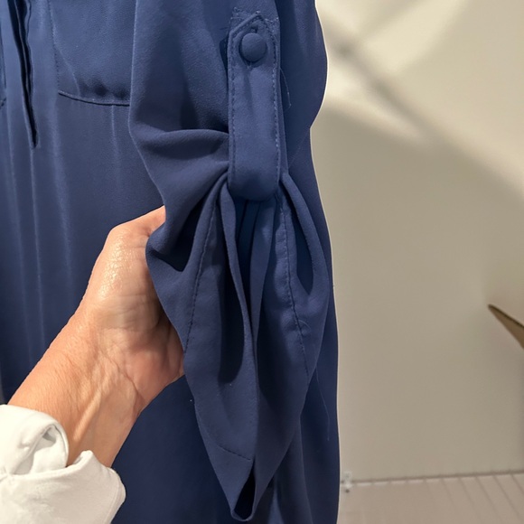 Torrid Navy Blue Blouse - Picture 2 of 4